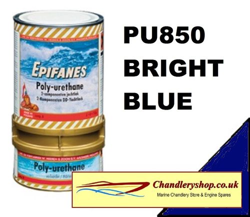 EPIFANES POLYURETHANE TWO PART GLOSS TOPCOAT - BRIGHT BLUE