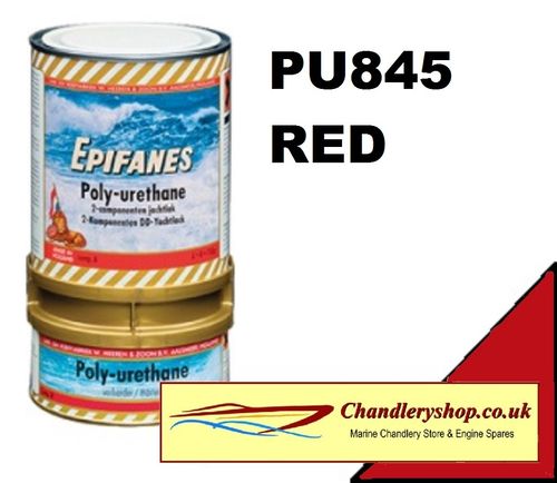 EPIFANES POLYURETHANE TWO PART GLOSS TOPCOAT - RED