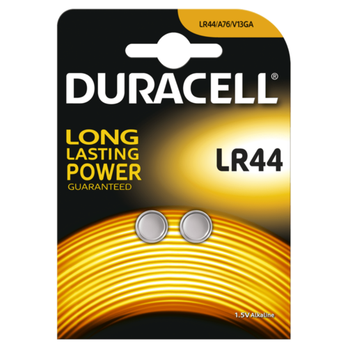 Duracell LR44 Batteries - 2 Pack