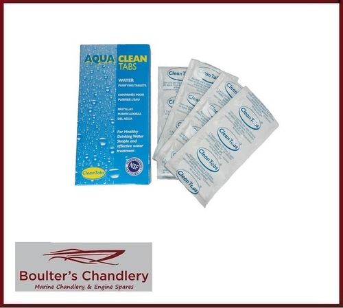 Aqua Clean Tabs Pack of 32 Aquapura Sterilising Tablets, 1 Tablet Treats 25 litres