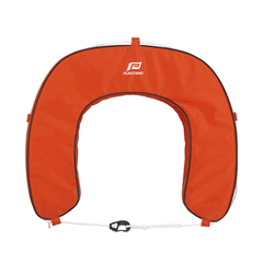Horseshoe Buoy Only with removable cover Orange