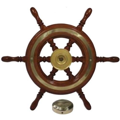 Traditional Wood Spoke Steering Wheel 37cm