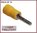 TERMINAL END CONNECTOR 2.7mm YELLOW PACK OF 10