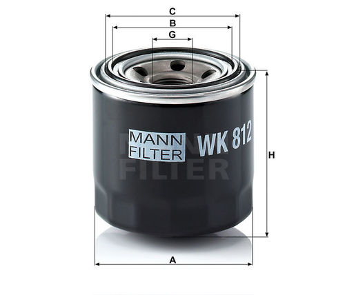 Mann Oil Filter WK812