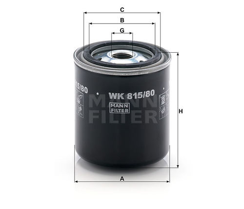 Mann Oil Filter WK815/80