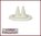 TWIN CABLE GAITER/ GROMMET 105mm OD WHITE