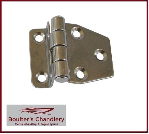 Stainless Steel 10mm CRANKED HINGE 37mm x 48mm EACH