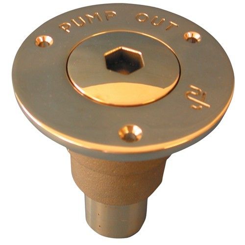 BRASS GUIDI PUMP OUT FITTING 38mm (1 1/2")  HOSE