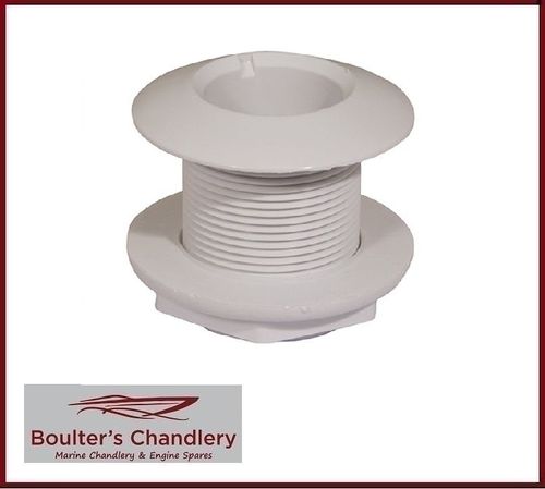 1 1/2" BSP THREADED PLASTIC SKIN FITTING COMES WITH NUT