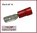 TERMINAL MALE SPADE 6.3mm RED PK10