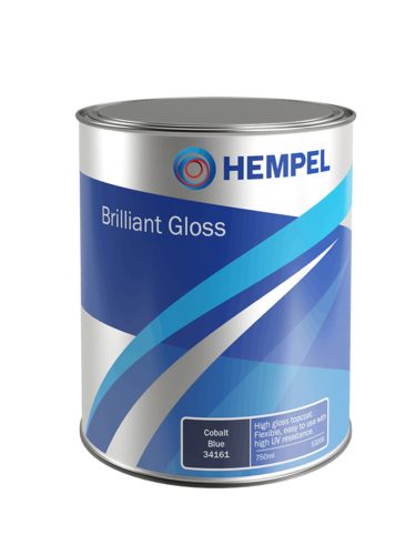HEMPEL BRILLANT GLOSS 750ML ICE BLUE