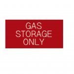 Label – GAS STORAGE ONLY 50×25