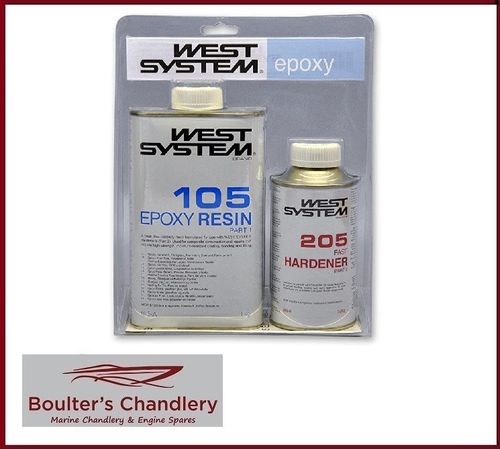 West System A pack 105 Resin-205 Hardener 1.2kg