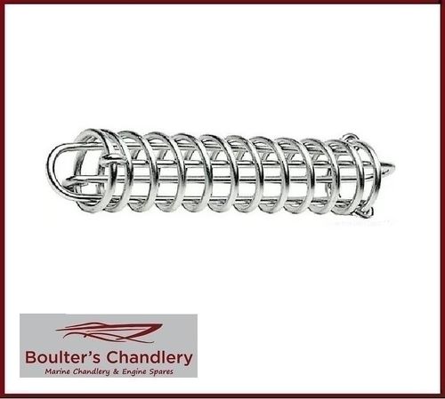 POLISHED STAINLESS STEEL MOORING SPRING 5mm 270mm Long