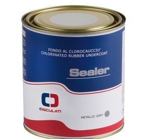 Antifoul Sealer,primer and sealant metalized grey 750 ML