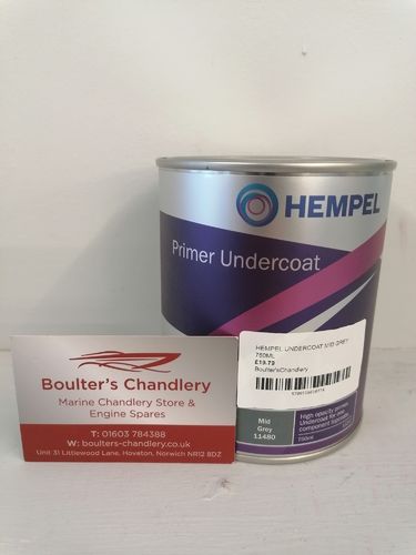 Hempel Primer Undercoat 750ml Mid Grey