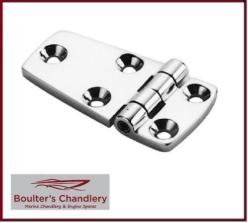 STAINLESS STEEL MIRROR POLISHED PROTRUDING HINGE 38MM X 57MM