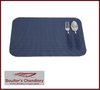 INDIGO STAY PUT PLACEMAT SINGLE - 46CM X 30CM (sold in singles)