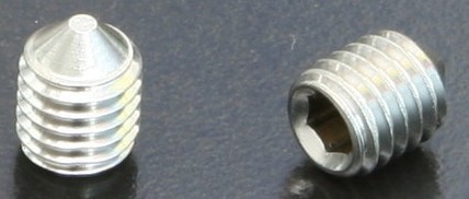 Grub Screw Cone Point M6 x 10mm in A2 Stainless (PK 2)