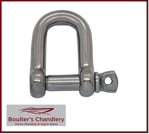 5MM STAINLESS STEEL D SHACKLE