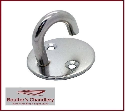 8MM STAINLESS STEEL ROUND EYE DECK PLATE WITH HOOK