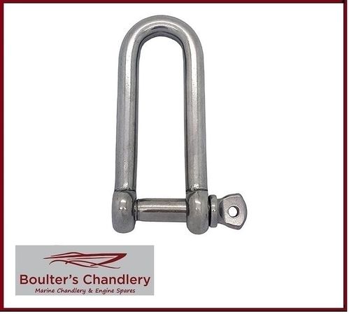 10MM STAINLESS STEEL LONG D SHACKLE