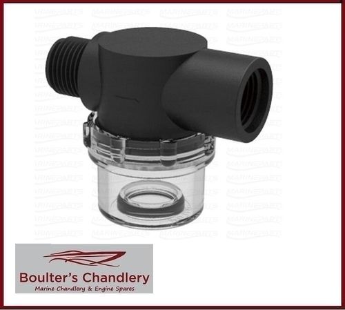 FRESH WATER PUMP FILTER STRAINER 1/2" BSP TO SUIT SHURFLO,SEAFLO,AND MANY MORE