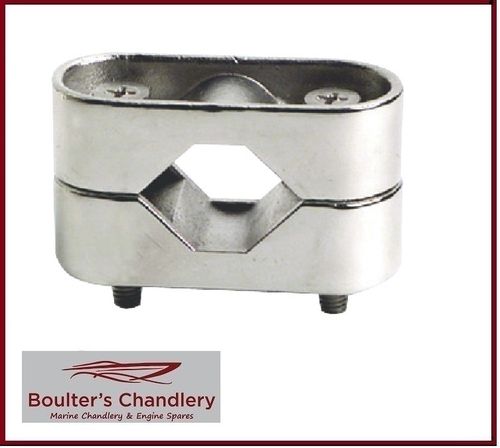 POLISHED STAINLESS STEEL CLAMP  20/22/25MM