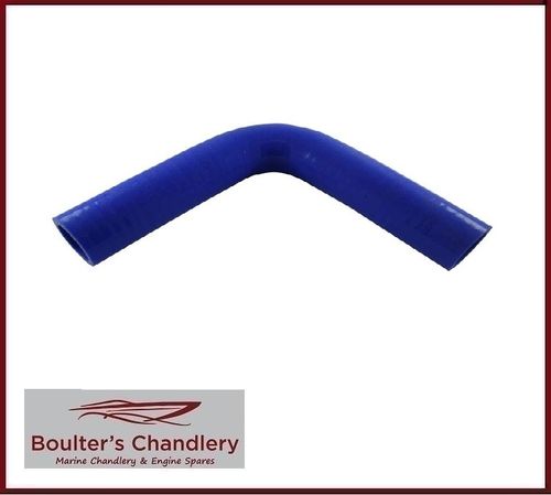 90 DEGREE BLUE SILICONE HOSE ELBOW 32MM (1 1/4") FOR COOLING SYSTEM OR AIR PIPE
