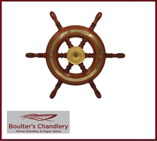 Traditional Wood Spoke Steering Wheel 42cm