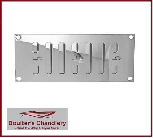 STAINLESS STEEL CLOSABLE VENT 229MM X 76MM