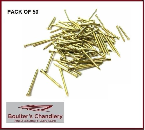 30MM BRASS PANEL PINS PACK OF 50