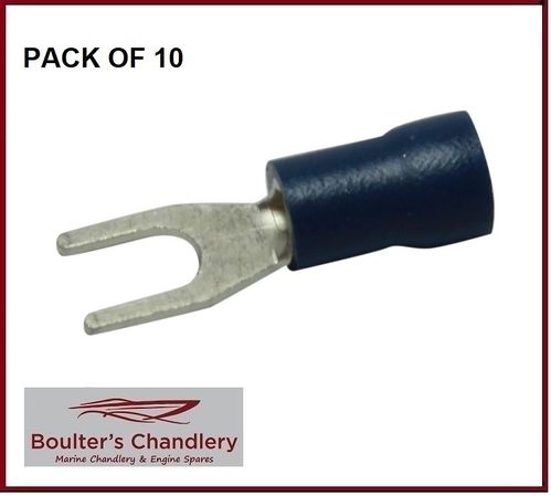 4.3MM BLUE FORK TERMINAL PACK OF 10